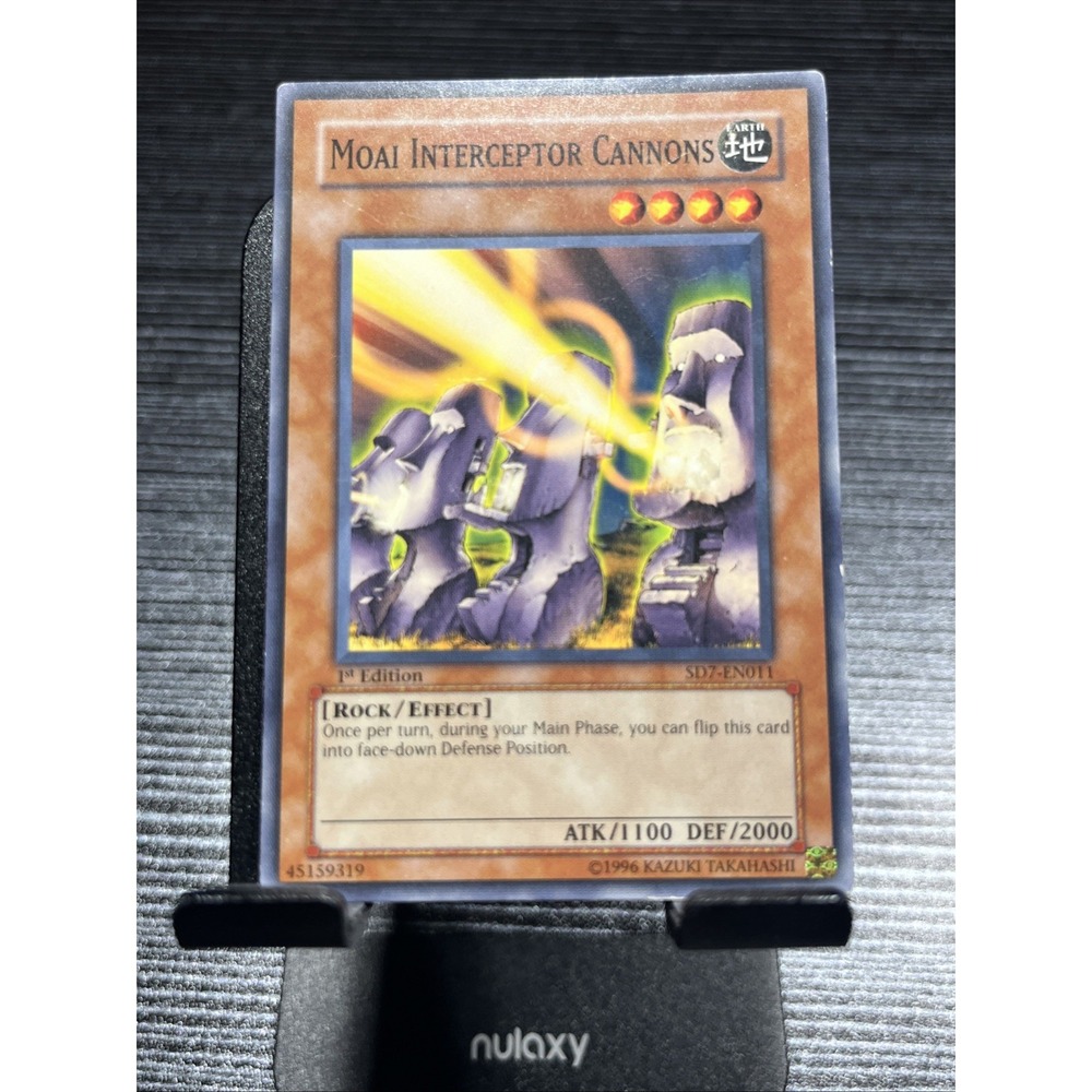 Moai Interceptor Cannons SD7-EN011 Yu-Gi-Oh! 1st Edition Common – Lightly Played